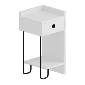 SONY nattduksbord, vit