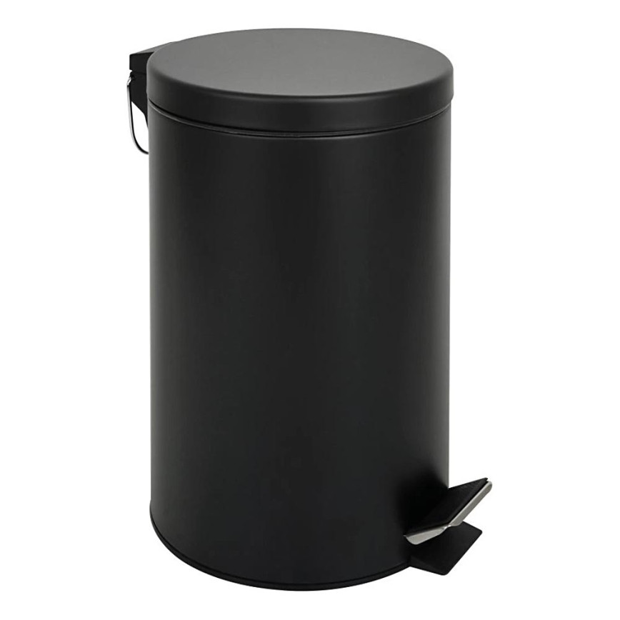 Soptunna 20 l svart