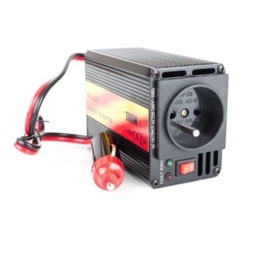 Spänningsomvandlare 200W/12/230V + USB
