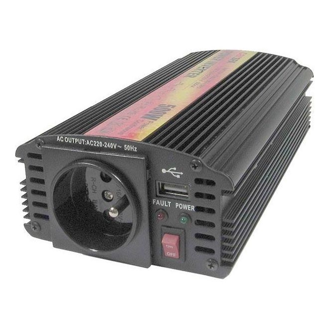 Spänningsomvandlare 500W/24V/230V