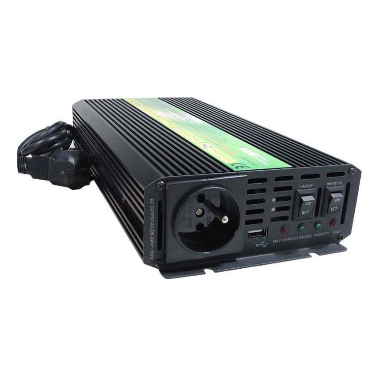 Spänningsomvandlare 600W/12V/230V + UPS