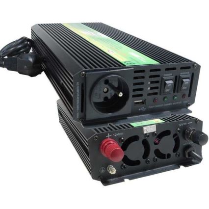 Spänningsomvandlare 600W/12V/230V + UPS