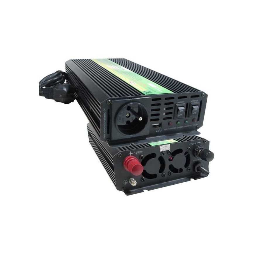 Spänningsomvandlare 600W/12V/230V + UPS
