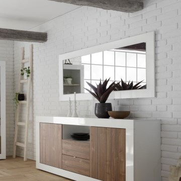 Spegel FINERA 75x170 cm, vit