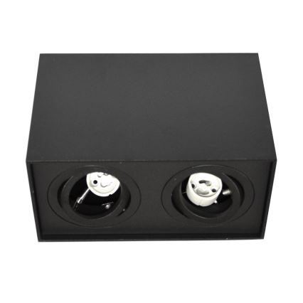 Spoltight SIROCO 2xGU10/30W/230V svart