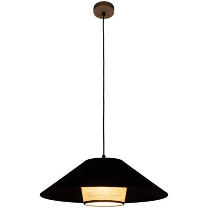 Ljuskrona med textilsladd AMIGO 1xE27/60W/230V ek – FSC certifierade