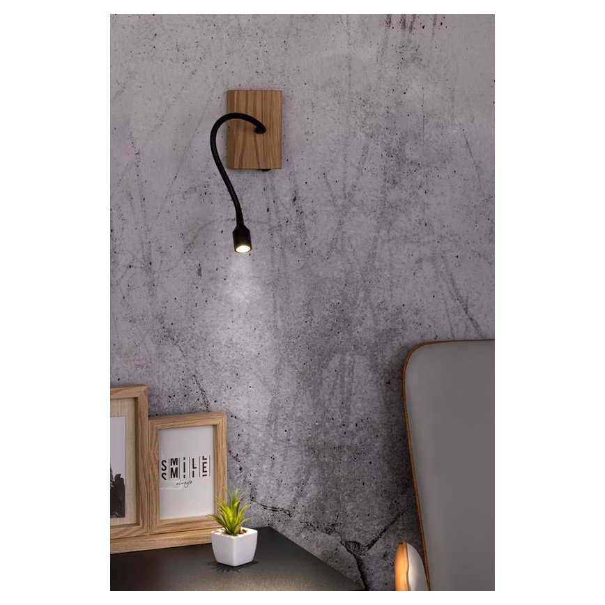 Vägglampa LECTOR LED/2,5W/230V ek – FSC certifierade