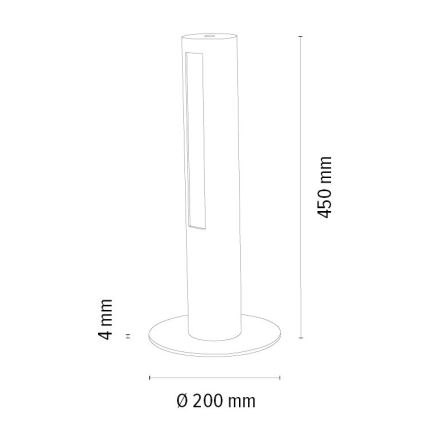 LED Dimbar bordslampa CONOR LED/9W/230V ek – FSC certifierade