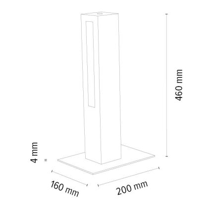 LED Dimbar bordslampa LEON LED/9W/230V ek – FSC certifierade