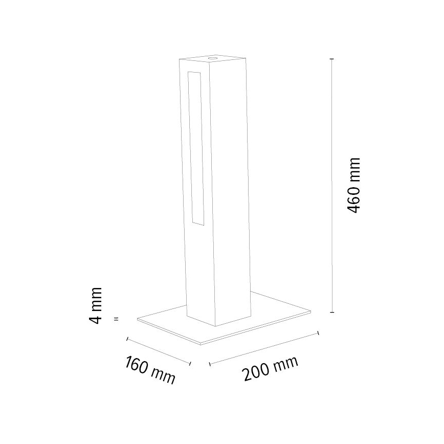 LED Dimbar bordslampa LEON LED/9W/230V ek – FSC certifierade