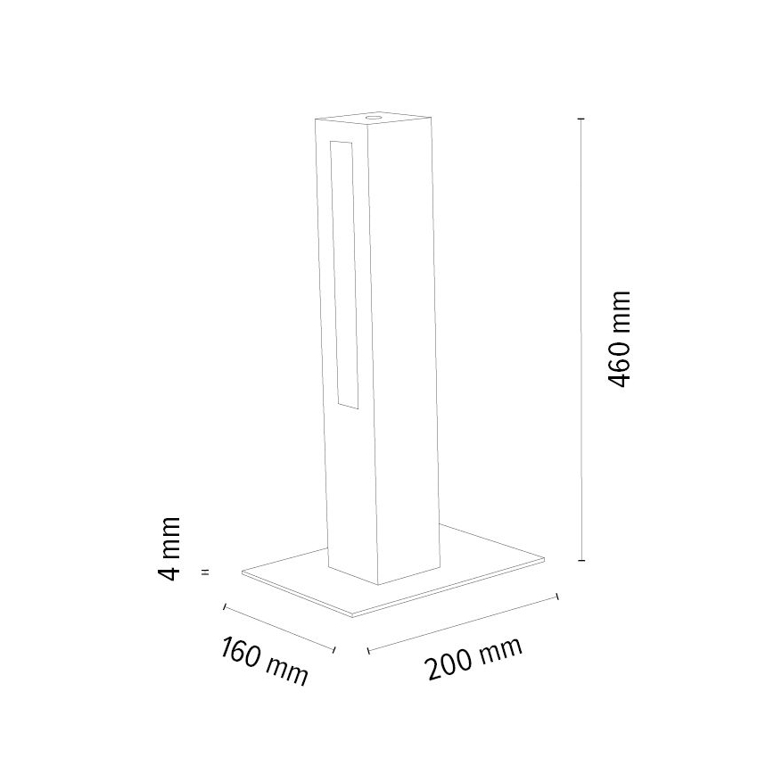 LED Dimbar bordslampa LEON LED/9W/230V ek – FSC certifierade