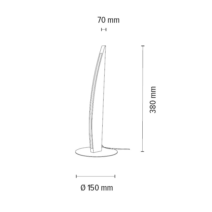 LED Dimbar bordslampa DUBAI LED/4W/230V ek – FSC certifierade