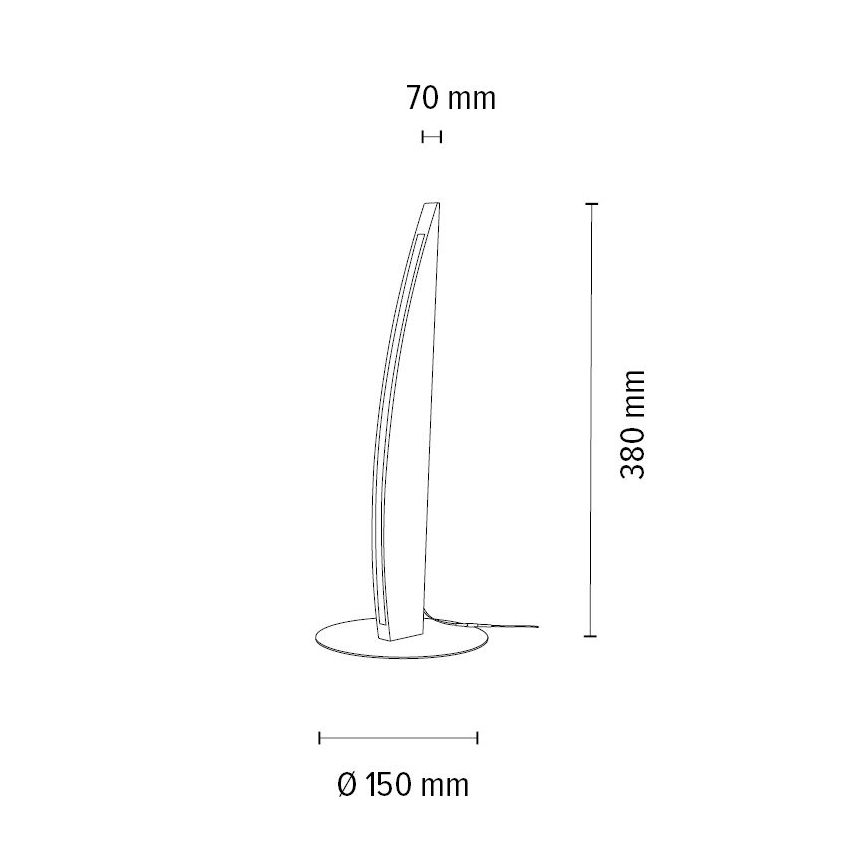 LED Dimbar bordslampa DUBAI LED/4W/230V ek – FSC certifierade