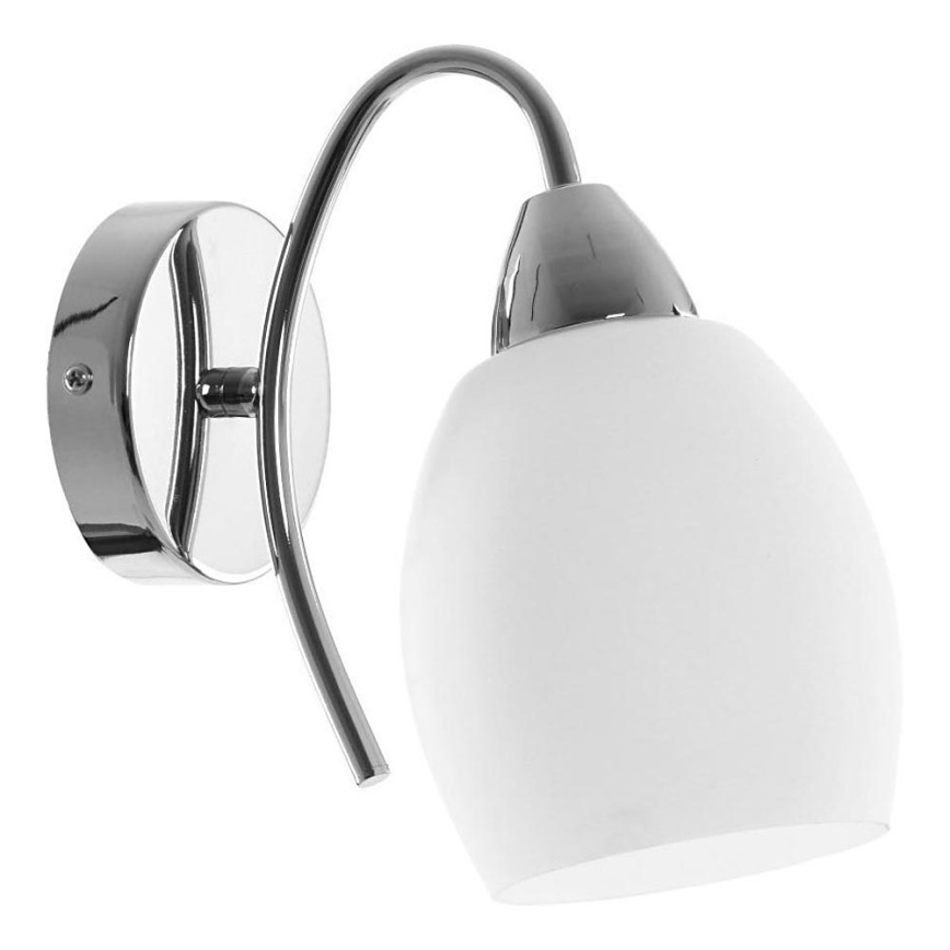 Ersättningsskärm för ljuskrona och vägglampa PISA E27 diameter 12 cm vit