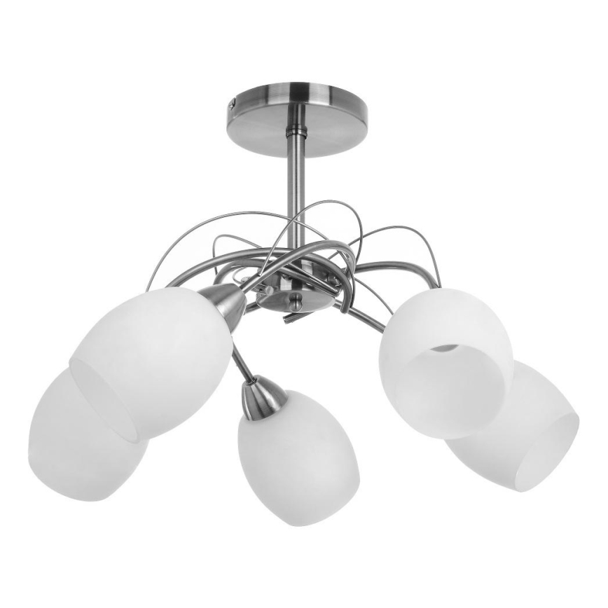 Ersättningsskärm för ljuskrona och vägglampa PISA E27 diameter 12 cm vit