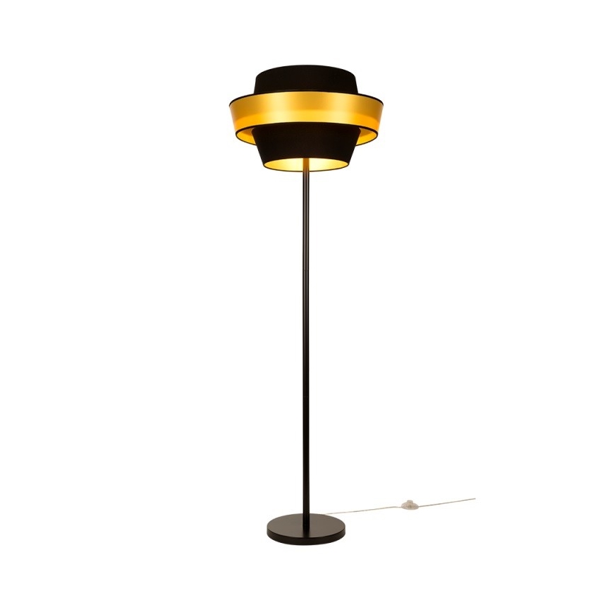 Spot-Light 12330104 - Golvlampa PRETO GOLD 1xE27/60W/230V