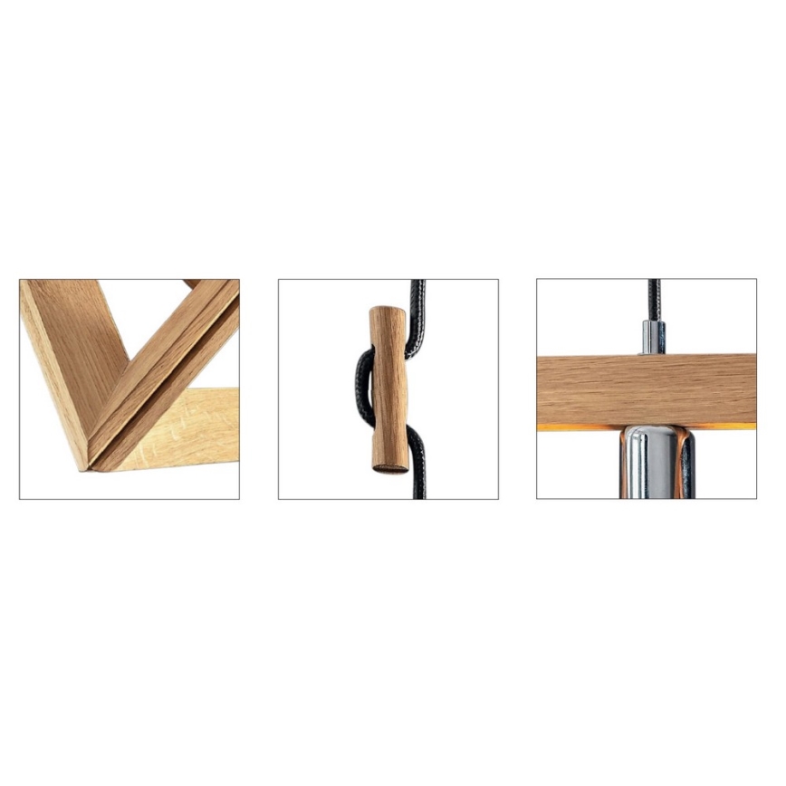 Pendellampa med sladd TRIGONON 1xE27/60W/230V matt ek