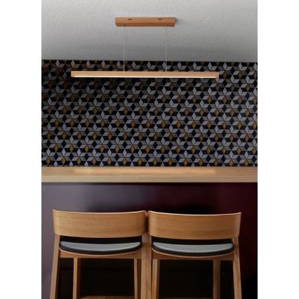 LED ljusreglerad ljuskrona på textilsladd SMAL LED/12W/230V ek