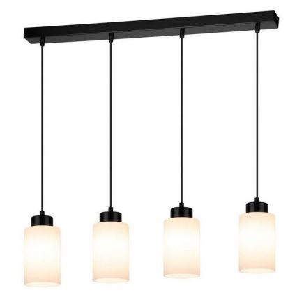 Ljuskrona med upphängningsrem BOSCO 4xE27/60W/230V