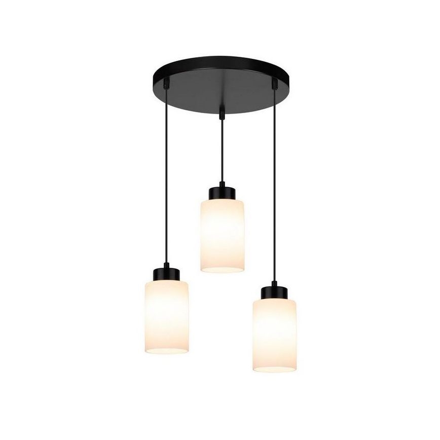 Ljuskrona med upphängningsrem BOSCO 3xE27/60W/230V