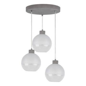 Spot-Light 1860336R - Ljuskrona med snöre FRESH 3xE27/60W/230V