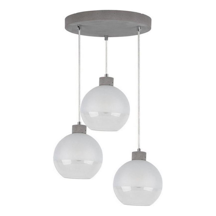 Spot-Light 1860336R - Ljuskrona med snöre FRESH 3xE27/60W/230V
