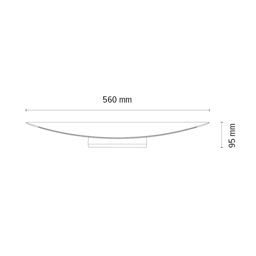 LED ljusreglerad vägglampa DUBAI LED/6,5W/230V ek