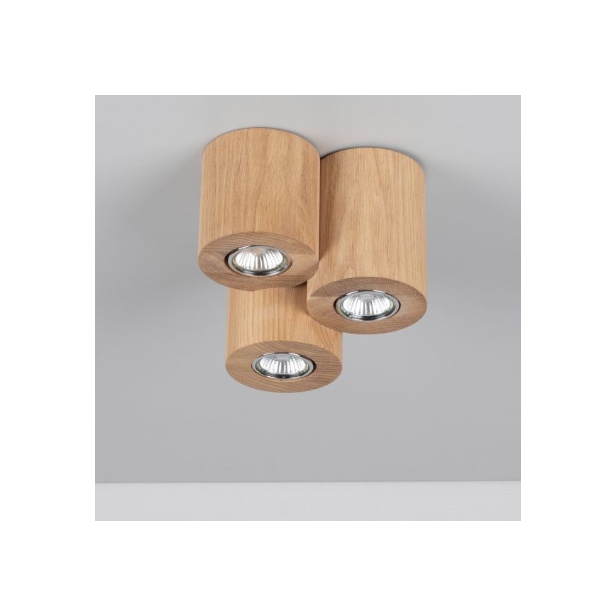 Taklampa WOODDREAM 3xGU10/6W/230V ek