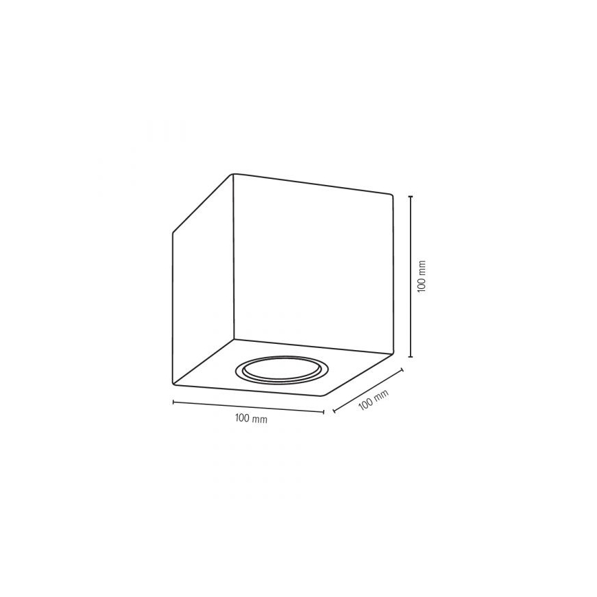 Spot-Light 2076136 - Takbelysning CEMENT DREAM  1xGU10/6W/230V betong - FSC-certifierad