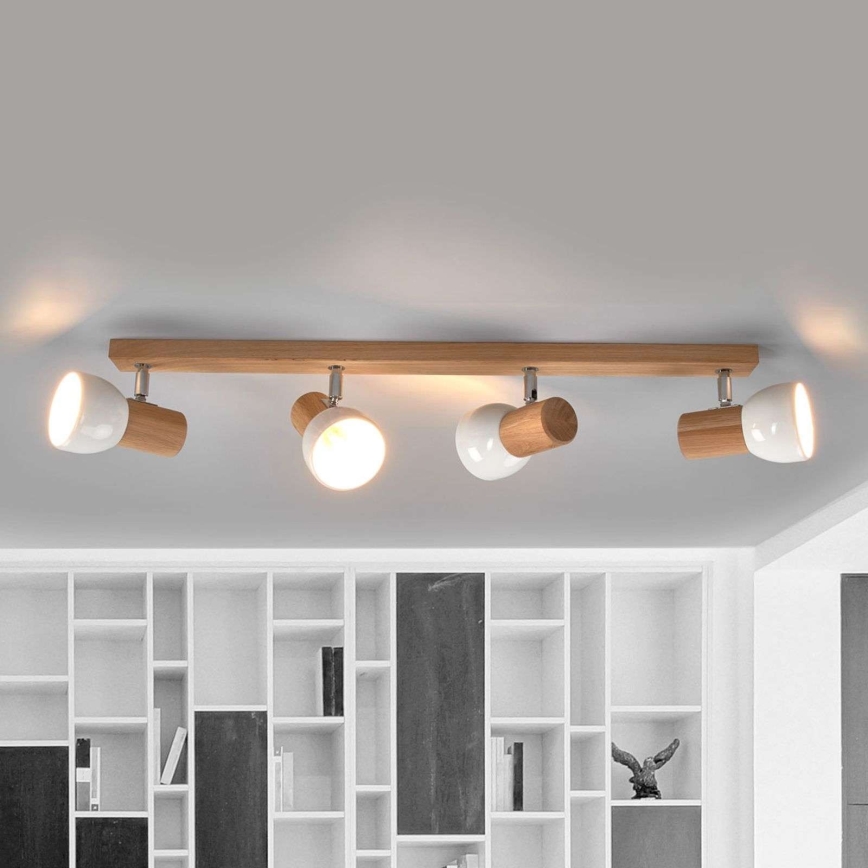 Spotlight SVENDA 4xE27/60W/230V ek - FSC-certifierad