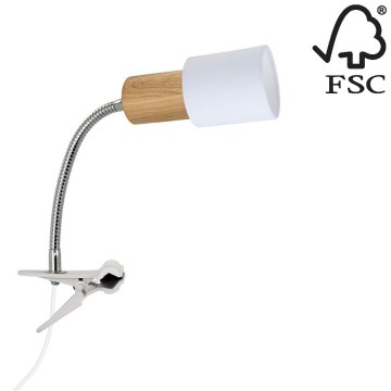 Spot-Light 2236174WF - lampa med klämma trädHem 1xE27/25W/230V