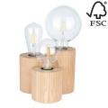 Spot-Light 2266374 - Bordslampa VINCENT 3xE27/15W/230V