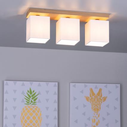 Taklampa INGER 3xE27/25W/230V ek
