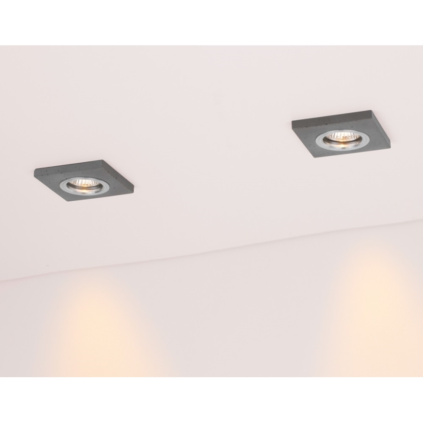 LED infälld belysning VITAR 1xGU10/5W/230V CRI 90 betong – FSC certifierade