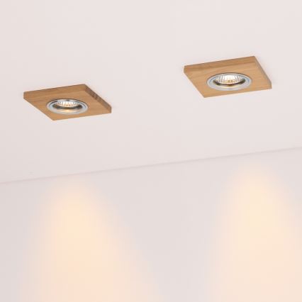 KIT 3x LED infälld belysning VITAR 1xGU10/5W/230V CRI 90 ek – FSC certifierade
