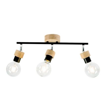 Spotlight MARJOLAINE 3xE27/25W/230V ek - FSC-certifierad