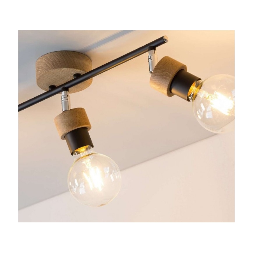 Spotlight MARJOLAINE 3xE27/25W/230V ek - FSC-certifierad