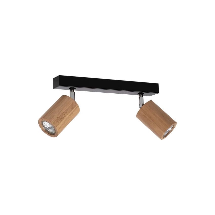 LED Tak spotlight MATTI 2xGU10/5W/230V ek - FSC-certifierad
