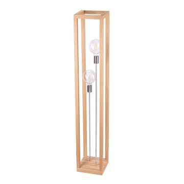 Spot-Light 51528274 - Golvlampa KAGO 2xE27/60W/230V matt ek