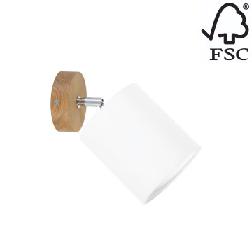 Spot-Light 56744174 - Väggspotlight APRILLIA 1xE27/25W/230V ek vit