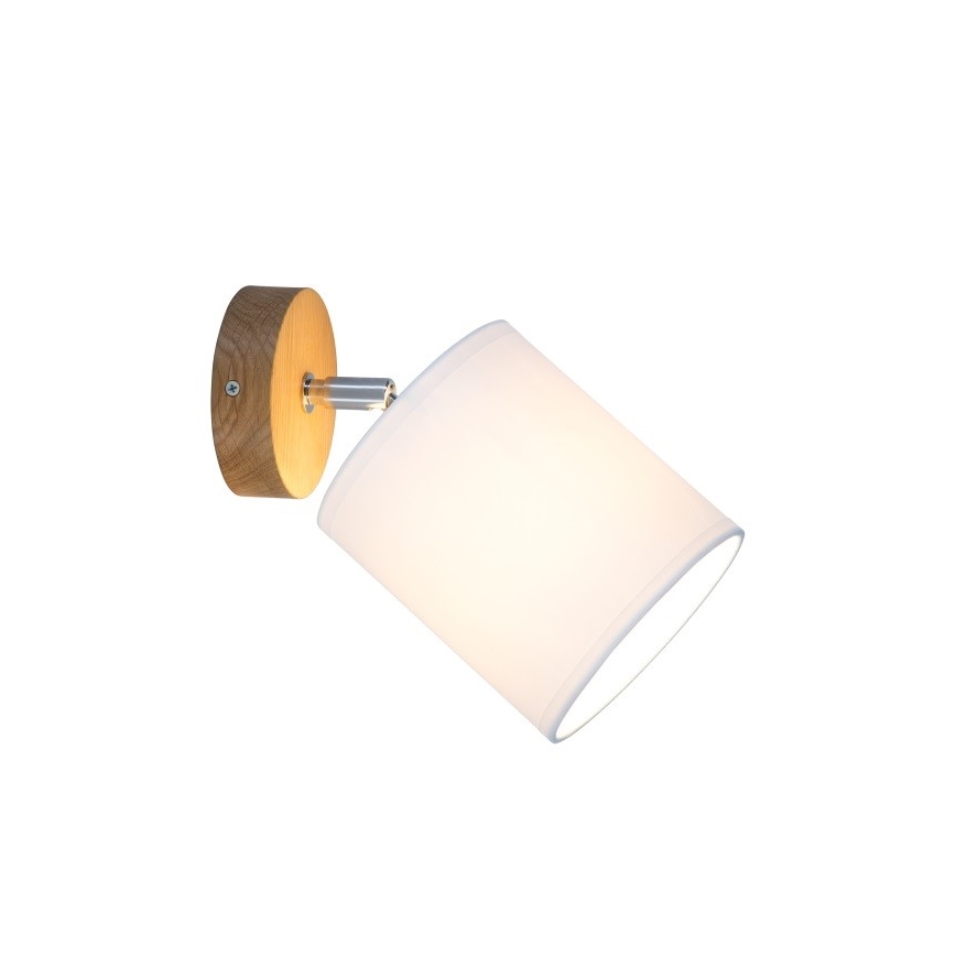 Spot-Light 56744174 - Väggspotlight APRILLIA 1xE27/25W/230V ek vit