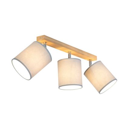 Spotlight APRILLIA 3xE27/25W/230V ekgrå