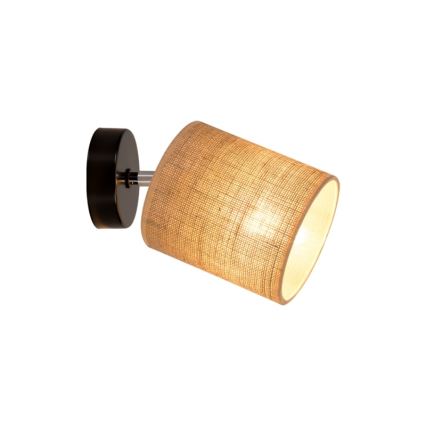 Väggspotlight JUTE 1xE27/25W/230V - FSC-certifierad