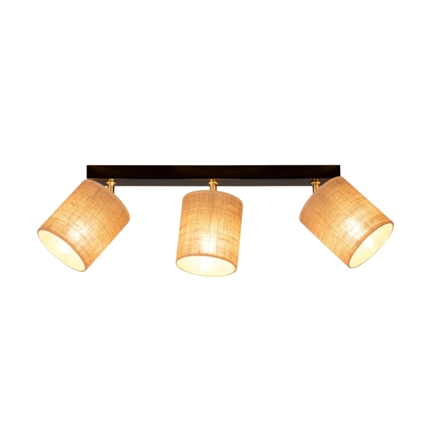 Stropní  spotlight JUTE 3xE27/25W/230V