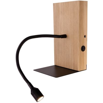 LED väggbelysning LECTOR LED/2,5W/230V USB ek