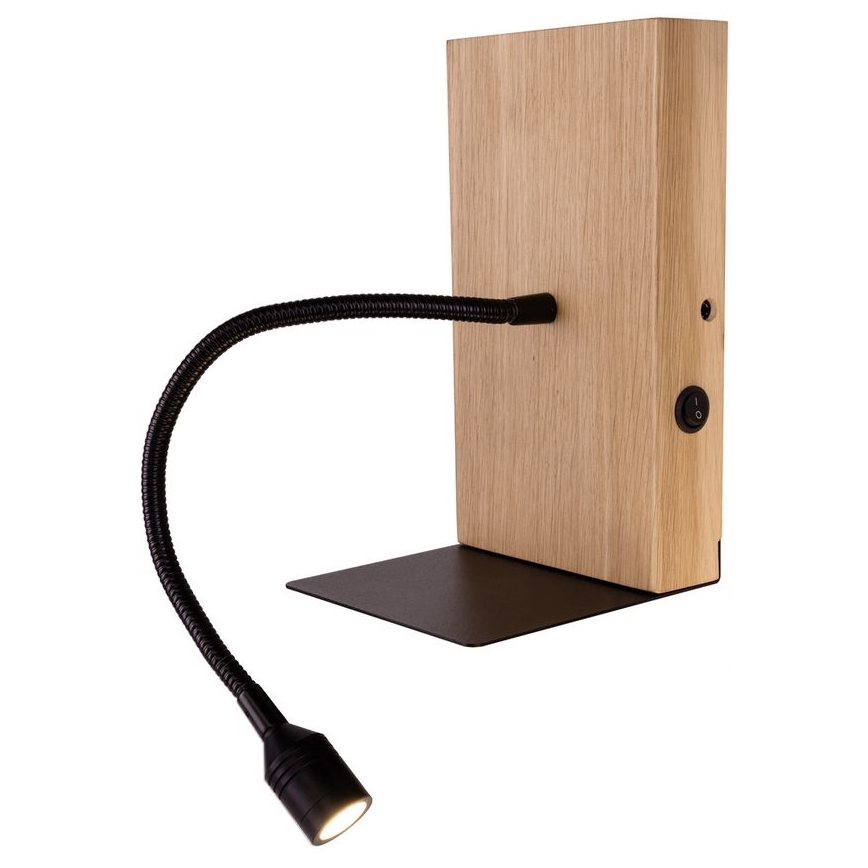LED väggbelysning LECTOR LED/2,5W/230V USB ek