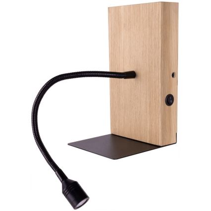LED väggbelysning LECTOR LED/2,5W/230V USB ek