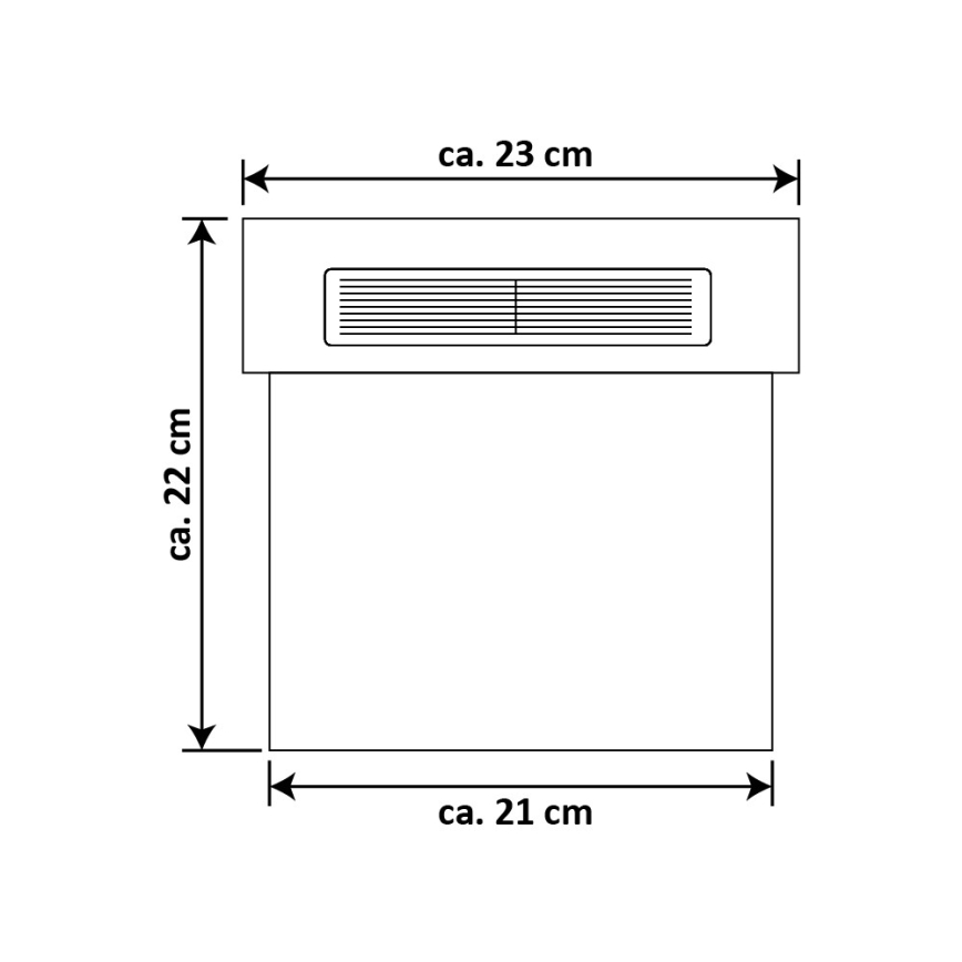 LED Solcell husnummer LED/2x0,07W/2,4V IP44 - FSC-certifierad