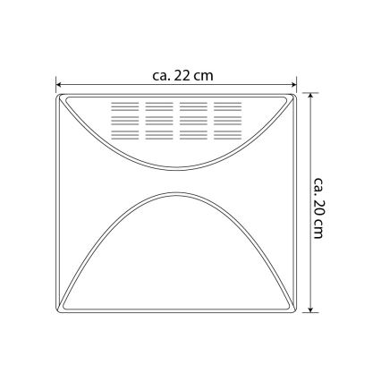 Spot-Light 6710202 - LED Solcell husnummer LED/3x0,1W/2,4V IP44