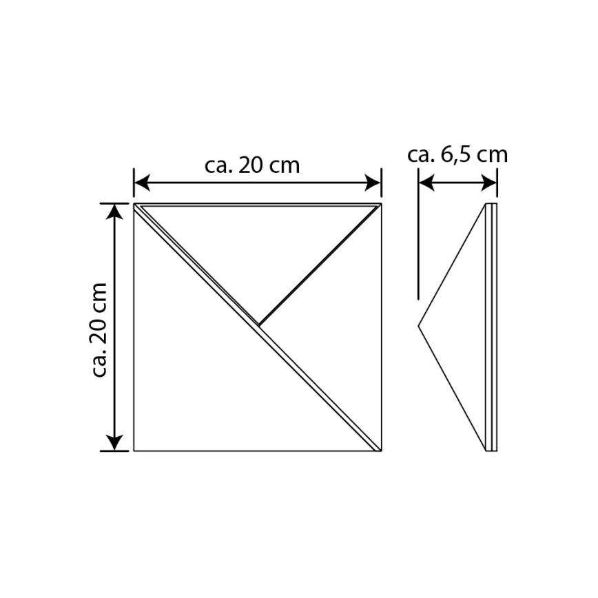 LED Solcell husnummer LED/3x0,1W/2,4V IP44 - FSC-certifierad